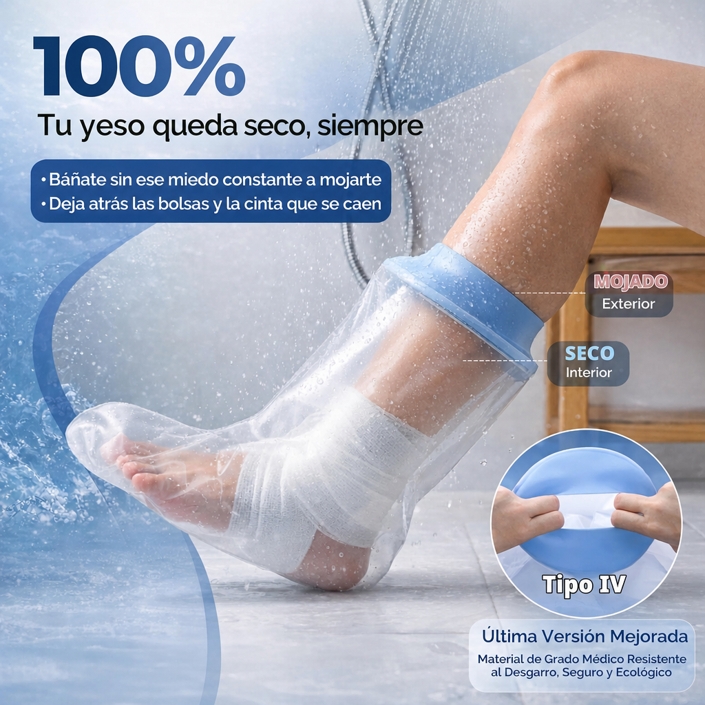Funda Impermeable para Yeso de Pie