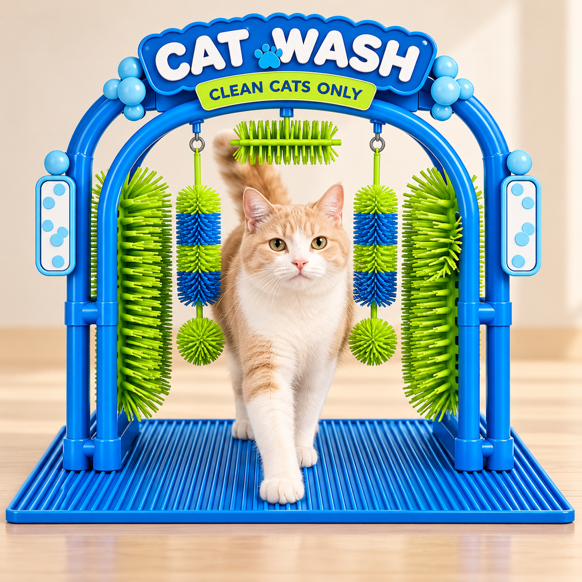 Cat Grooming and Massage Station