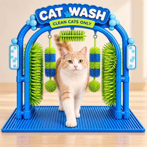 Cat Grooming and Massage Station