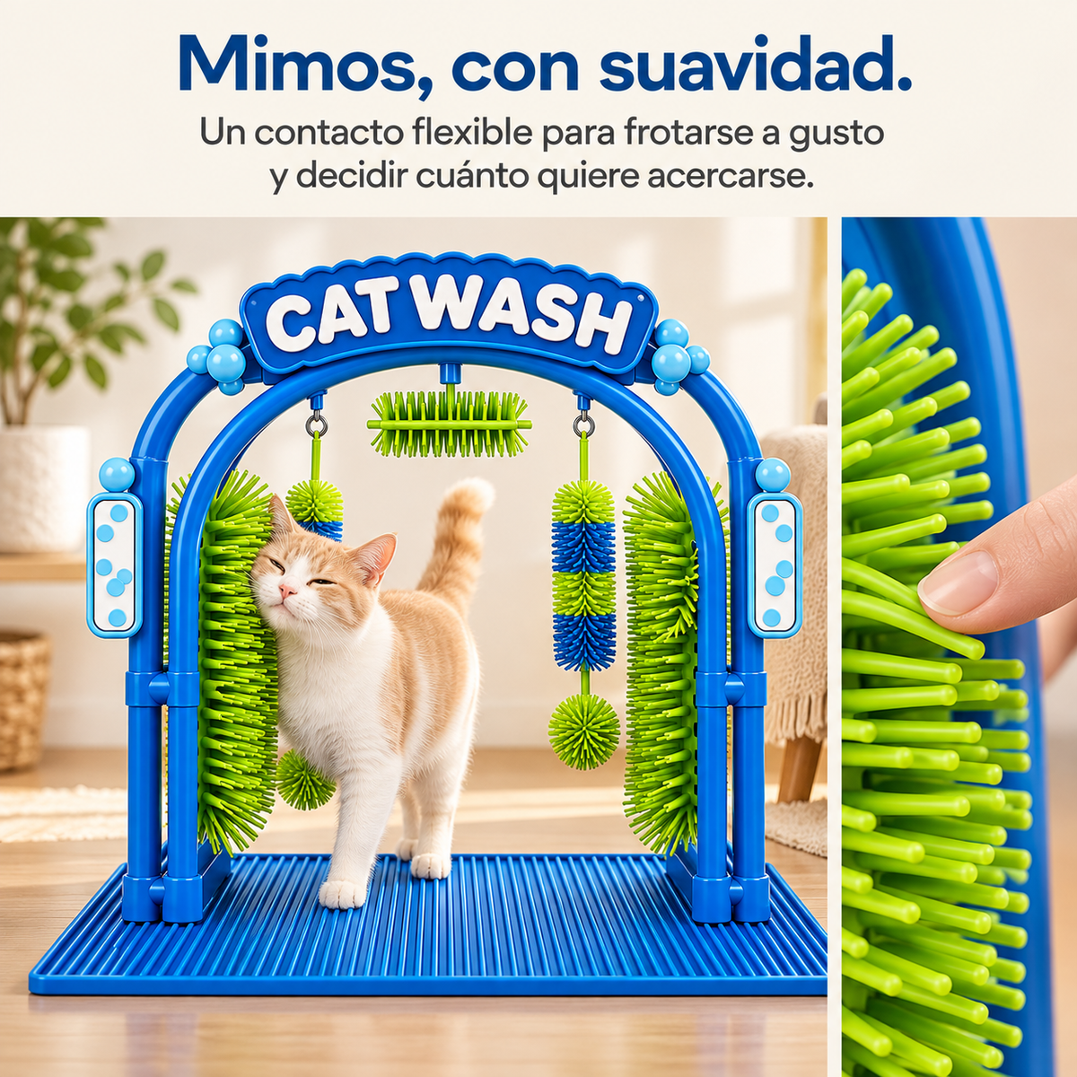 Cat Grooming and Massage Station